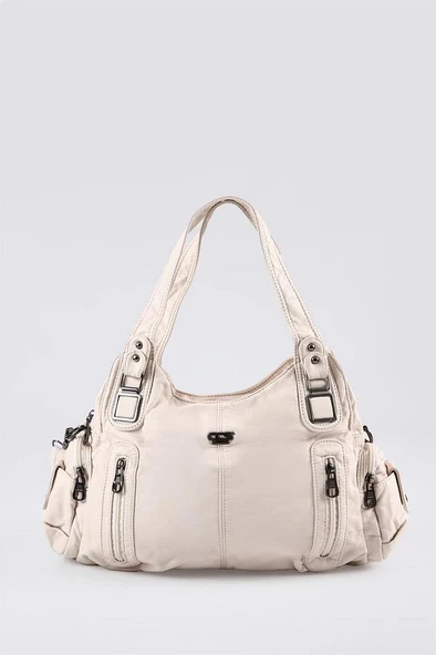 Tiwe Bej Cilt Omuz Çantası ürün görseli 1