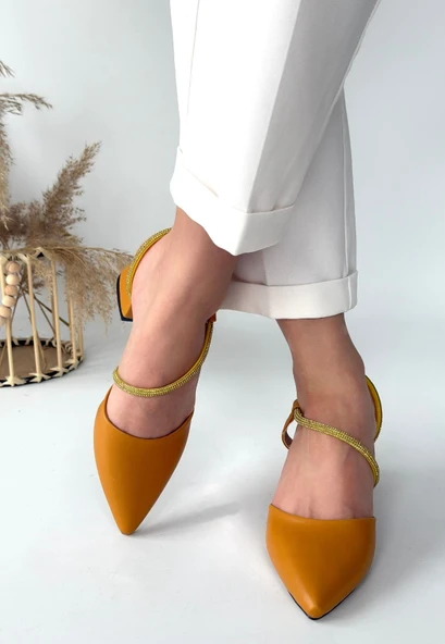 Sista Hardal Cilt Topuklu Ayakkabı - Resim 2