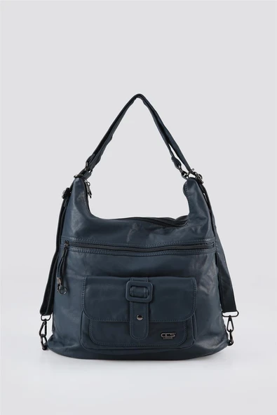 Mower Mavi Cilt Omuz Çantası ürün görseli 1