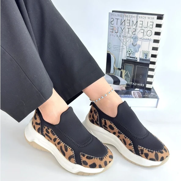 Kendy Leopar Nubuk Spor Ayakkabı - Resim 4