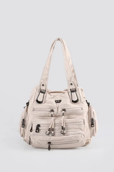 Miver Bej Cilt Omuz Çantası ürün görseli 1