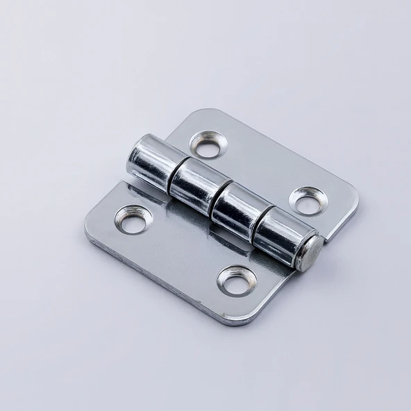 Gümüş Metal Yaprak Menteşe 4 ADET 50x50 mm Dayanıklı Kapı Pencere Dolap ve Mobilya Kullanımına Uygun - Resim 7