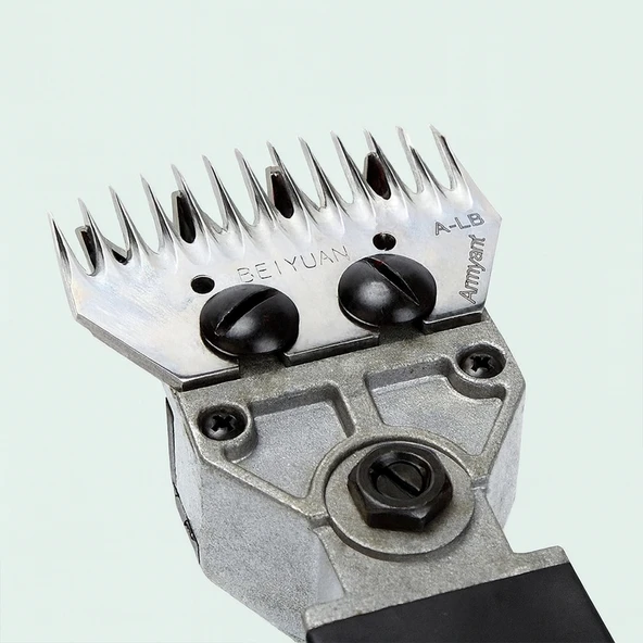 500W 80mm Elektrikli Koyun Keçi Hayvan Beiyuan Bıçaklı Kırkma Kırpma Kesme Makinası Makinesi Cihazı - Resim 5