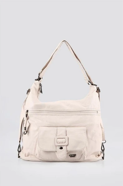 Mower Bej Cilt Omuz Çantası ürün görseli 1