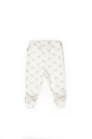 Bebek 2li Patikli Pantalon %100 Organik Pamuk , Bebek - Yenidoğan- csy8142 - 6