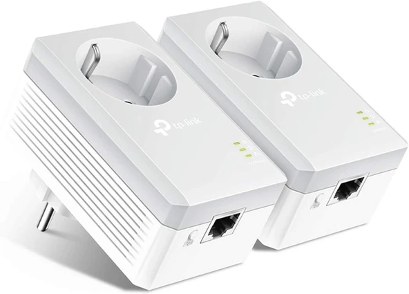 TP-Link TL-PA4010PKIT, AV600 AC Güç Soketli Powerline Adaptör Başlangıç Kiti - 1