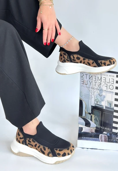 Kendy Leopar Nubuk Spor Ayakkabı - Resim 2