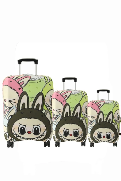 (My#137 LA 1 ) VALİZLER İÇİN KILIF SETİ (KABİN ORTA VE BÜYÜK) ürün görseli 1