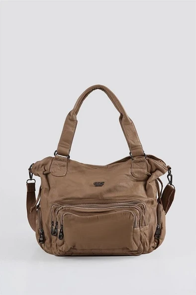 Katti Vizon Cilt Omuz Çantası ürün görseli 1