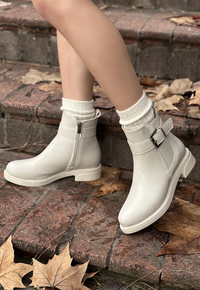 Wennes Bej Cilt Topuklu Bot - Resim 2