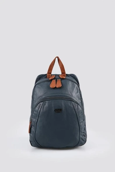 Lirya Mavi Cilt Sırt Çantası ürün görseli 1