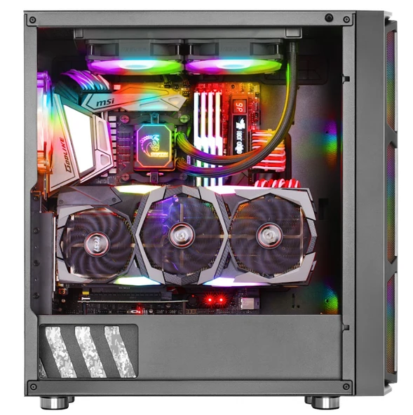 Green Griffin G6 ARGB Gaming Bilgisayar Kasası 800W 80+ Bronze PSU Dahil - 4