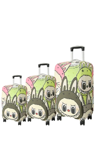 (My#137 LA 1 ) VALİZLER İÇİN KILIF SETİ (KABİN ORTA VE BÜYÜK) - Resim 2