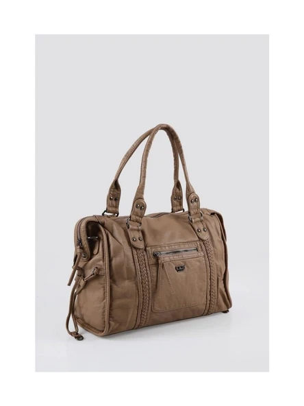 Muert Vizon Cilt Omuz Askılı El Çantası ürün görseli 1