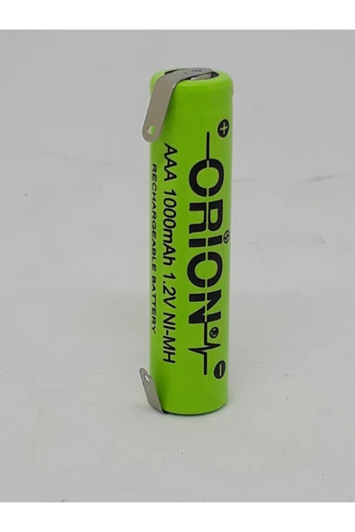 Orion 1.2 V 1000 Mah Ince Kalem Aaa Şarjlı Traş Makinası Pili ürün görseli 1