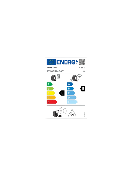 MILESTONE 185/65R14 86T CARMILE WINTER 2025 ÜRETİM KIŞ LASTİĞİ - Resim 2