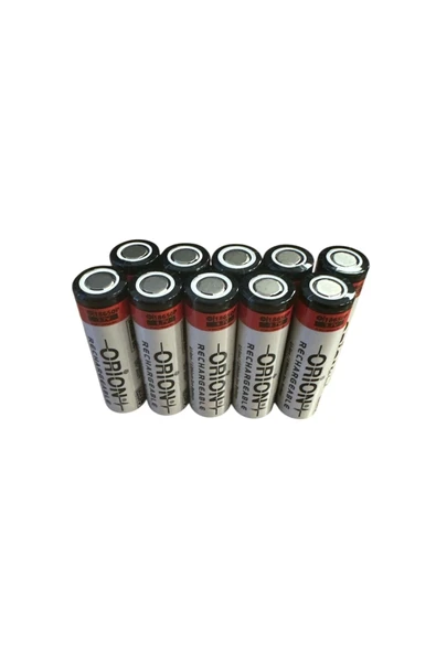Orion 10 Adet 18650P 3.7V 2450 mAh 12C Li-ion Pil - Resim 2