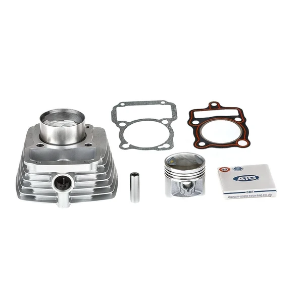 Cg 125 Silindir Piston Seti 56.5 mm 15 Perno Gri - 1