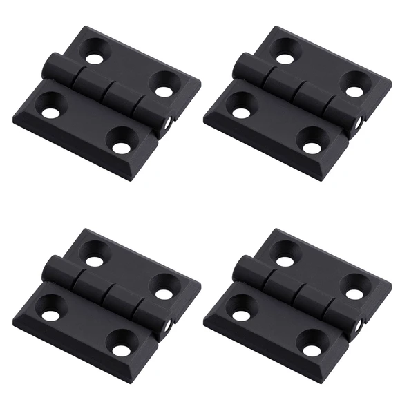 Plastik 40x40 mm Yaprak Menteşe 4 ADET SET Dayanıklı Dolap Çekmece Kapak Mobilya Menteşe Küçük ürün görseli