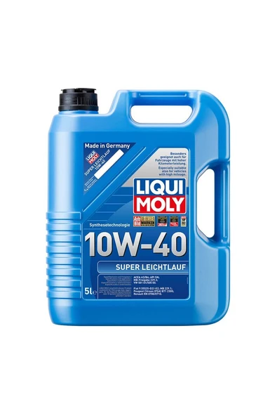 Liqui Moly 10W-40 Super Leichtlauf Sentetik Motor Yağı 5 L - 1
