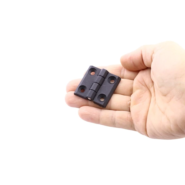 Plastik Yaprak Menteşe 50x50 mm Kalınlık Dayanıklı 2 ADET Set Dolap Çekmece Kapak ve Mobilya Menteşe - Resim 7