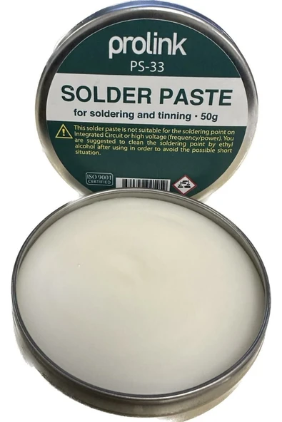 Prolink PROLİNK PS-33 LEHİM PASTASI TENEKE 50 GR ürün görseli 1