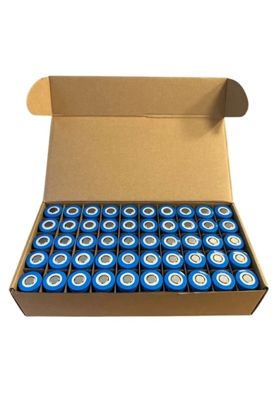 Orion 50 Adet 32700 Pil LiFePo4 3.2V 6000 mAh 3C IFR32700 Mavi - Resim 2