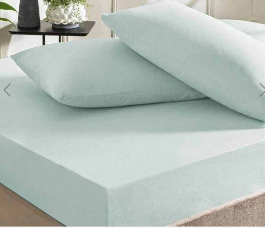 Taç Ranforce Lastikli Tek Kişilik Çarşaf Set Mavi ürün görseli