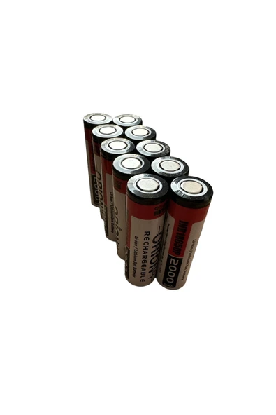 Orion 10 ADET 18650p 3.7v 2000mah 15c Şarj Edilebilir Pil - Resim 2