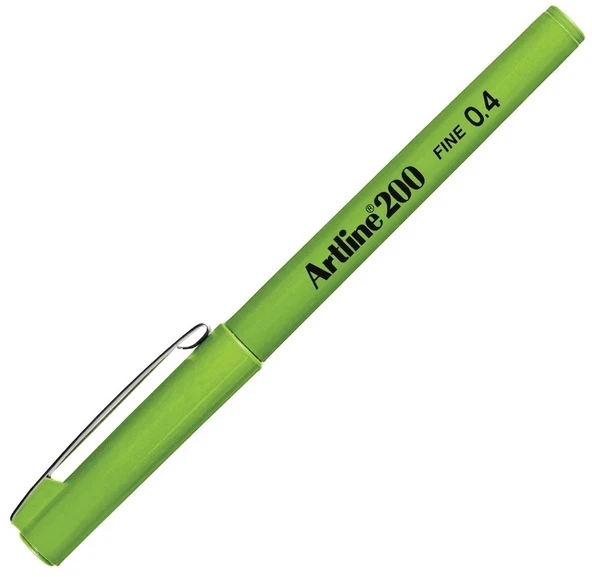 Supertrend 200 Fineliner 0.4 mm. İnce Uçlu Yazı ve Çizim Kalemi SARIMSI YEŞİL ürün görseli