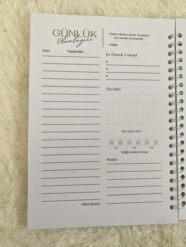 Günlük Planlayıcı - 3