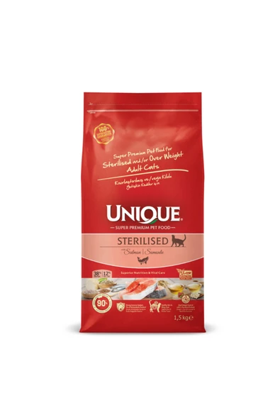 Kısırlaştırılmış (Sterilised) Kedi Maması Somonlu 1,5 Kg