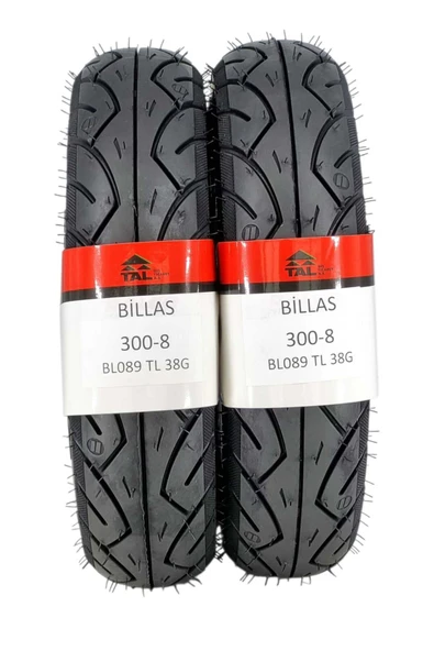 Billas 300-8 2'Lİ LASTİK TAKIMI TL (DUBLEKS) BL089 38G - Resim 2