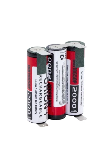 Orion 18650 12v 2000mah 30a 3s Li-ion Şarjlı Matkap Pili - Resim 2