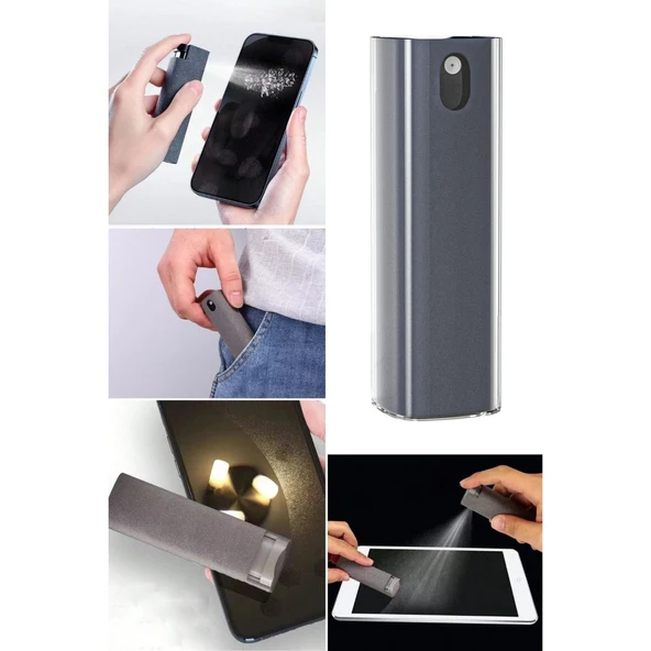 BUFFER® Telefon,Tablet Ekranı İçin Kendiliğinden Spreyli Ekran Temizleme Süngeri - 6