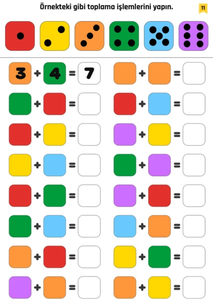 Okul Öncesi Sayılarla Oynuyorum YAZ SİL Kitabı - Resim 4