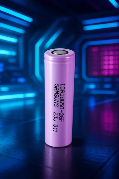 Samsung 18650 Pil 2600mAh 45 GR ürün görseli 1