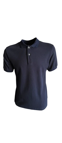 Polo Yaka T-shirt - Lacivert ürün görseli