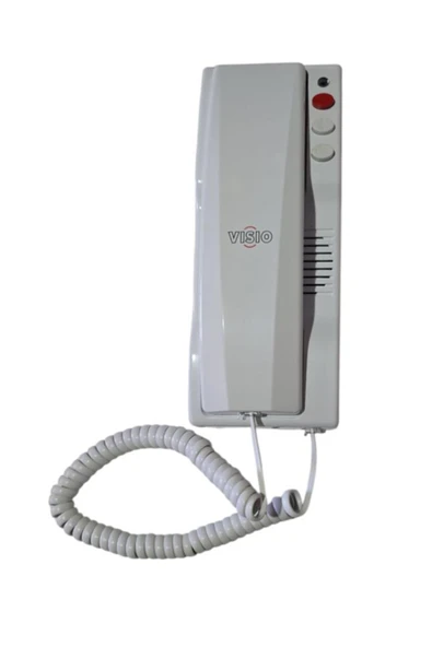 Visio VİSİO Bergama Compact Kapı Telefonu BT01C MAS UYUMLU AHİZELİ TELEFONLU ŞUBE