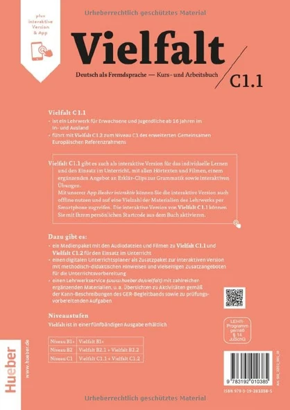 Vielfalt C1.1 Kurs- und Ubungbuch interaktive Version - Resim 2