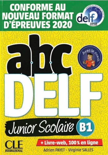 ABC Delf Junior Scolaire niveau B1 + LIVRE + DVD (Audios + Corriges) ürün görseli 1