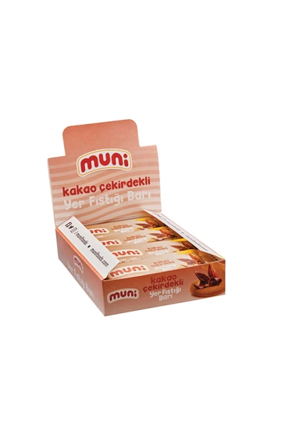 muni Kakao Çekirdekli Yer Fıstığı Barı, 40 G X 12 Adet - 3