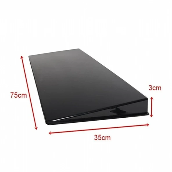 UNİVERSAL PİANO BLACK PLASTİK ARAÇ SUNROOF - 3