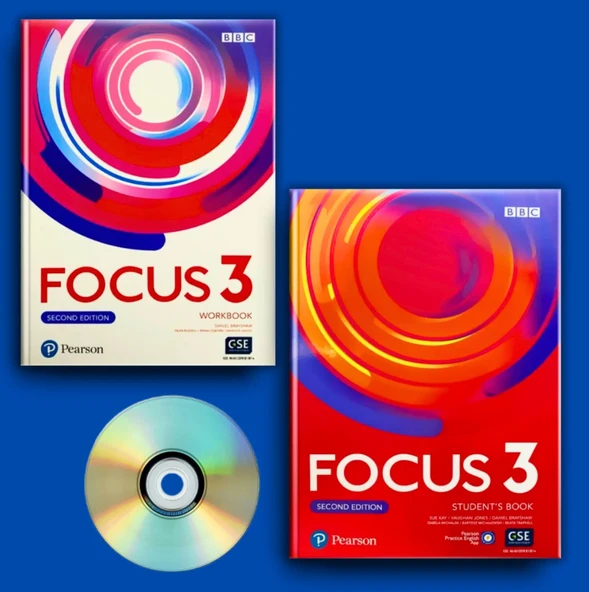 Focus 3 Student's Book + Workbook 2nd Edition ( Downloadable CD li versiyon – Online KOD YOKTUR ) ürün görseli 1