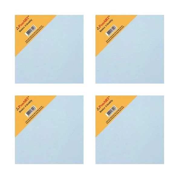 Supertrend Basics Tuval 10x10 cm. 4'lü Paket - 1