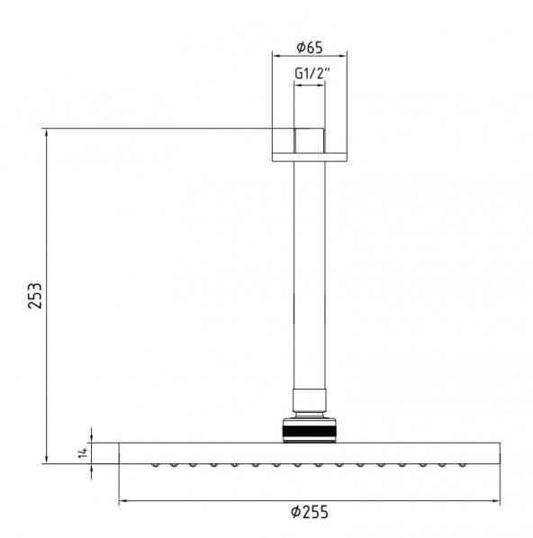 Eca Myra Tavandan Duş Başlığı Tepe Duşu 102145033 - 2
