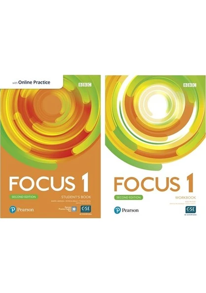 Focus 1 Student's Book + Workbook 2nd Edition ( Downloadable CD li versiyon – Online KOD YOKTUR ) ürün görseli 1