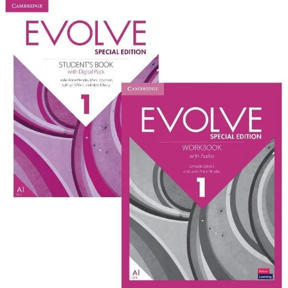 Evolve 1 Student's Book and Workbook 2nd Edition ( Downloadable CD li versiyon – Online KOD YOKTUR ) ürün görseli