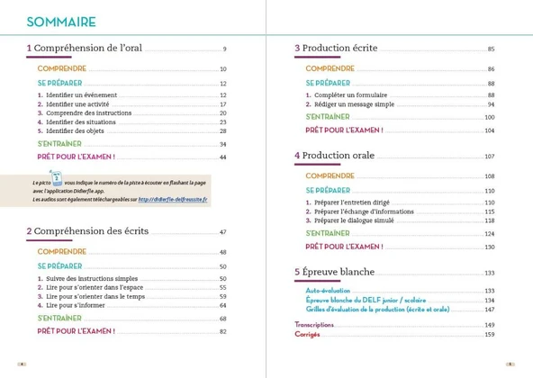 Le DELF Junior et Scolaire A1 100% Réussite - 2. Ausgabe : didierfle.app édition 2022-2023 - Resim 4