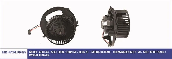 Vag Kalorıfer Motoru Audı A3 Seat Leon Leon Sc Leon St Skoda Octavıa Volkswagen Golf VII Golf Sportsvan - Kale 344325 ürün görseli 1